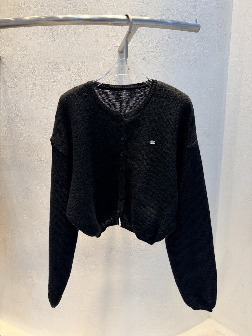 BLACK BIJOU韓國直郵女裝新品推薦真品熱賣休閑針織衫開衫BLACK BIJOU針織衫圖色4