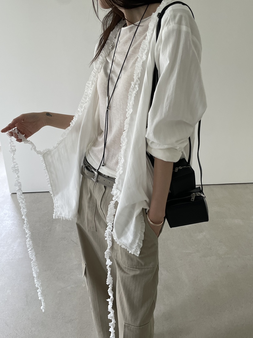 ATMOSPHERE東大門實拍女士新款休閑人氣襯衫蕾絲衫不含內搭ATMOSPHERE襯衫/蕾絲衫
