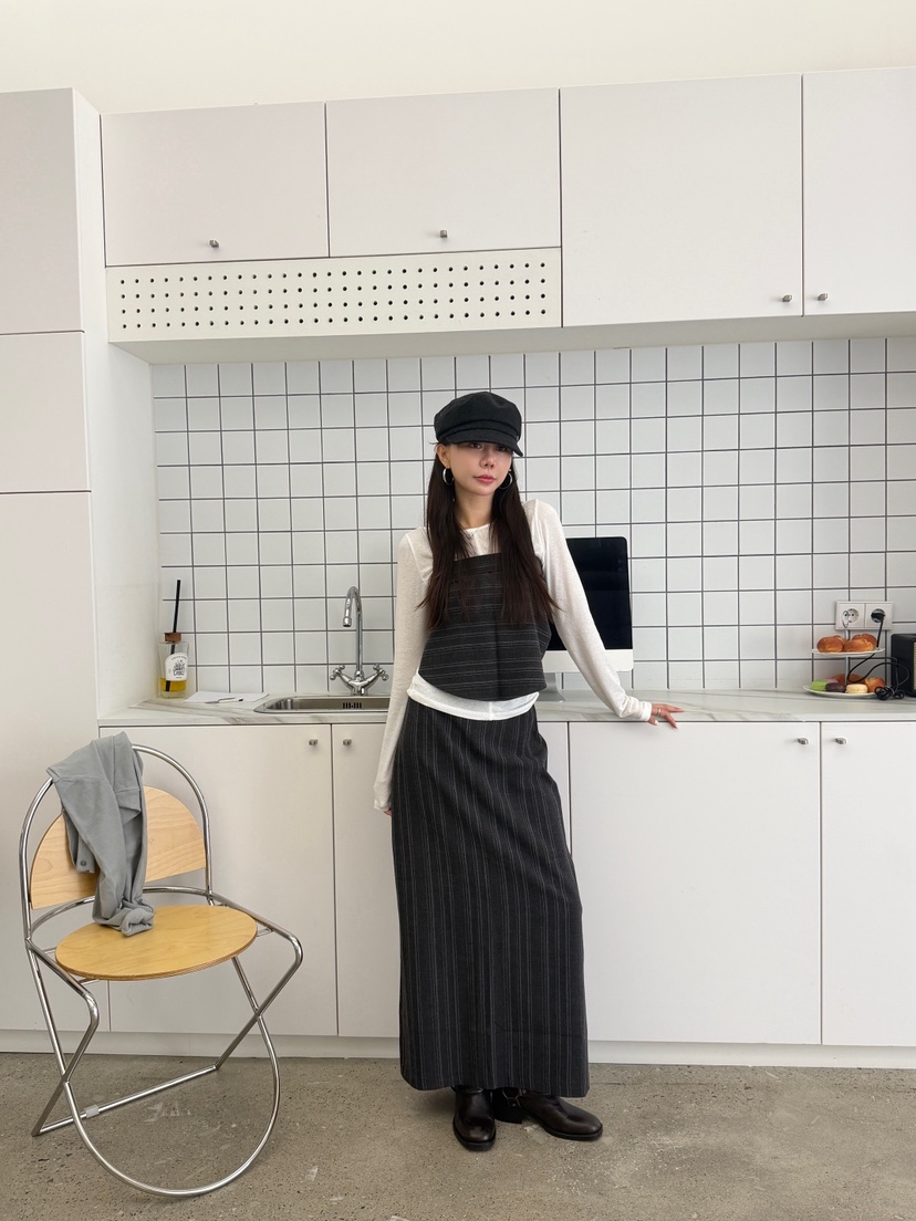 LUMIPLE韓國直郵女士新品熱賣真品人氣時尚推薦休閑長裙LUMIPLE長裙