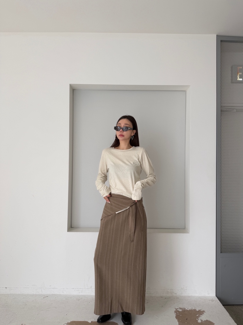 LUMIPLE韓國直郵女士新品熱賣真品人氣時尚推薦休閑長裙LUMIPLE長裙