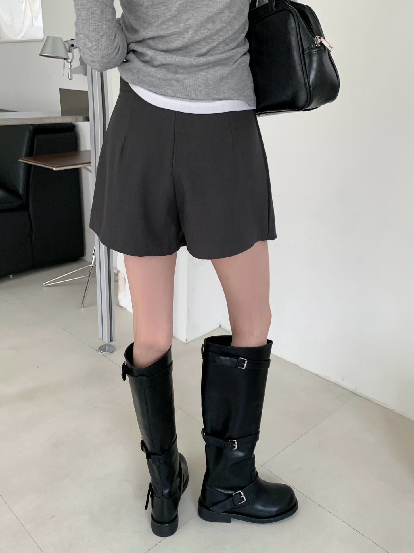 A.ME東大門實拍女士新品時尚真品休閑推薦職業人氣熱賣短裙A.ME短裙