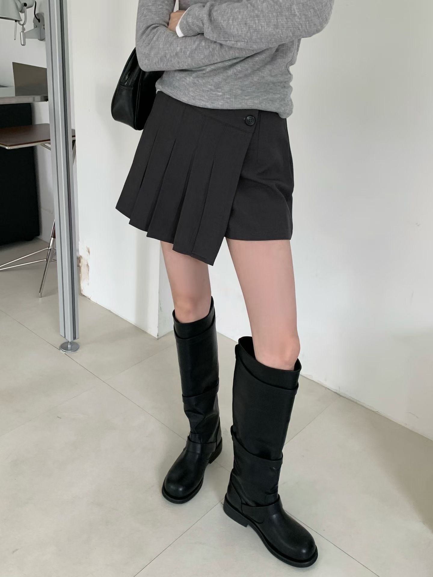 A.ME東大門實拍女士新品時尚真品休閑推薦職業人氣熱賣短裙A.ME短裙
