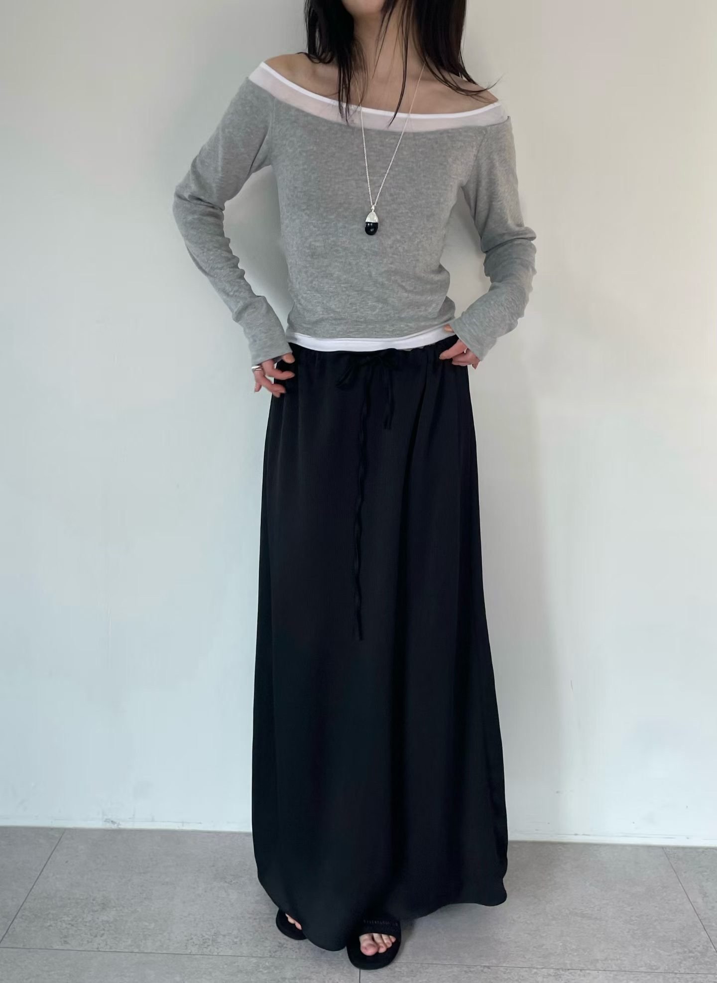 A.ME東大門直郵女裝新款休閑推薦熱賣人氣時尚職業長袖T恤A.ME長袖T恤