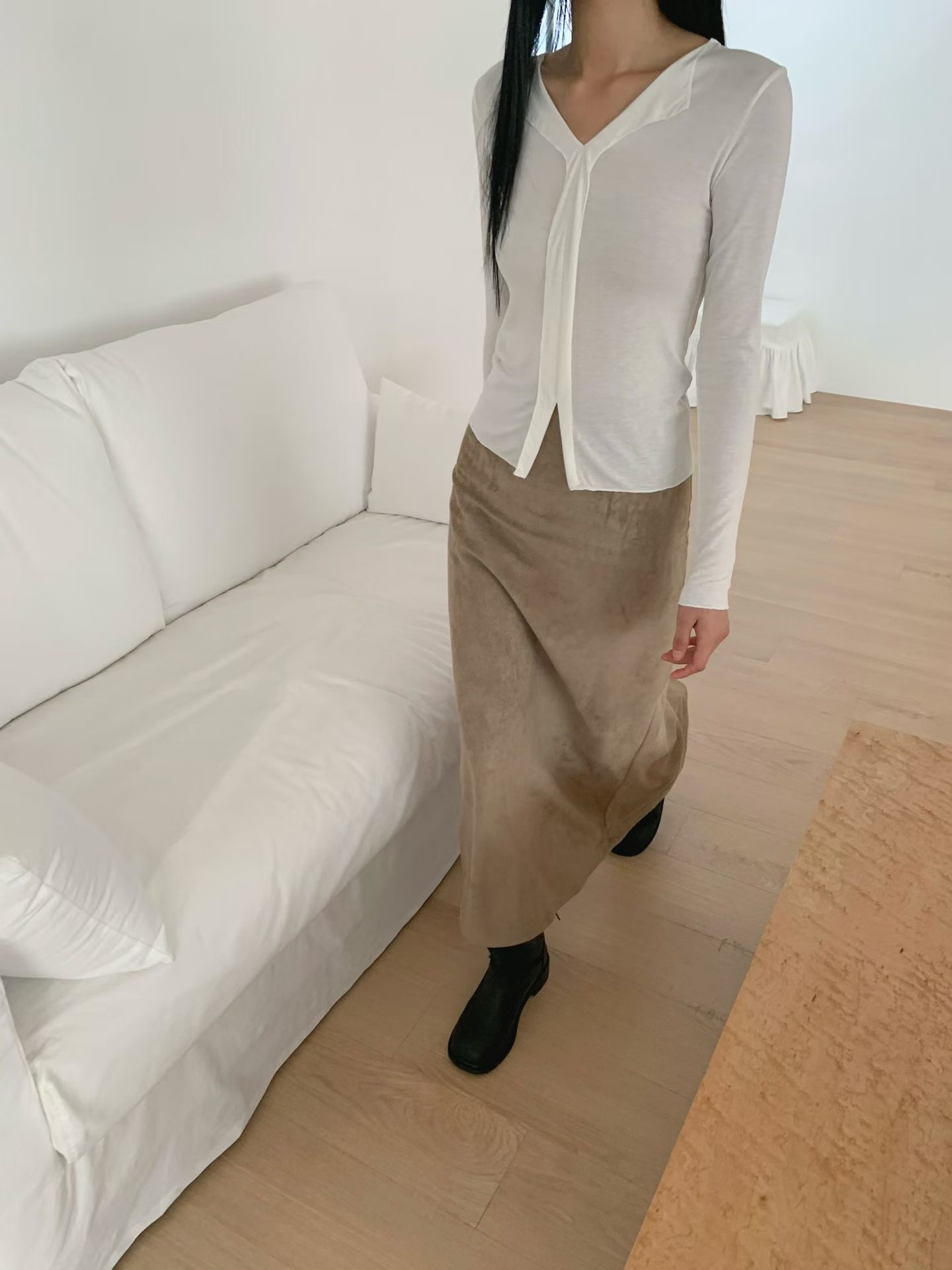 A.ME韓國代購女士新款人氣推薦職業休閑熱賣真品時尚長裙A.ME長裙