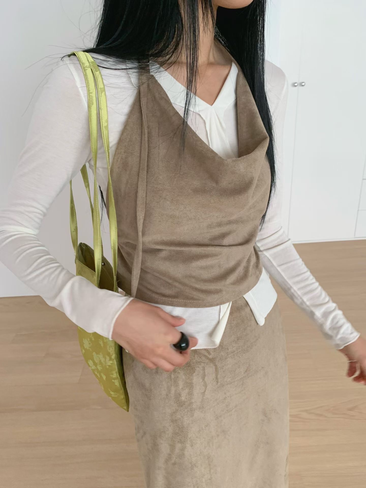 A.ME東大門實拍女士新品人氣推薦休閑熱賣職業真品吊帶背心A.ME吊帶/背心