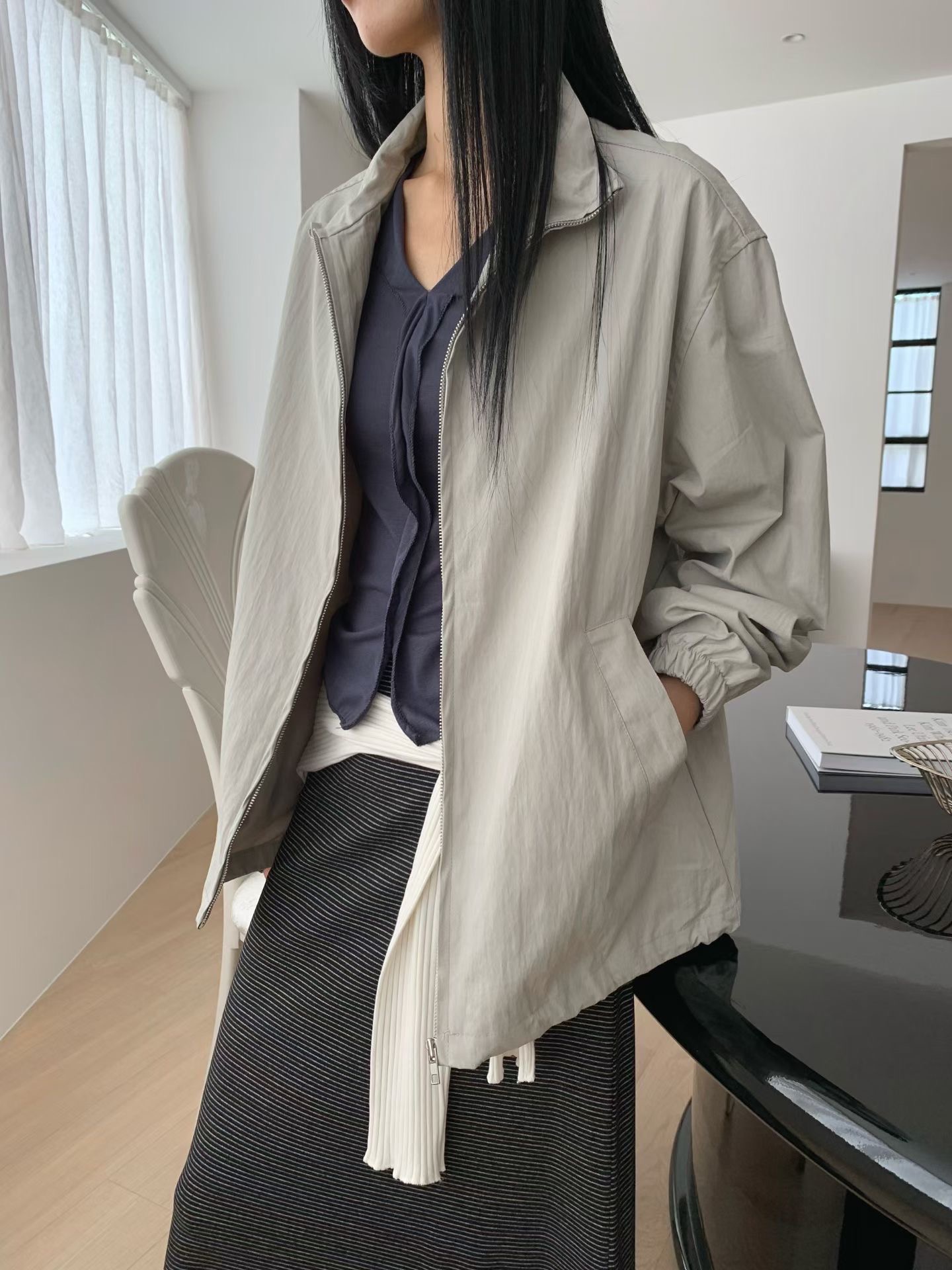 A.ME東大門實拍女裝新品時尚休閑真品熱賣人氣職業推薦夾克A.ME夾克