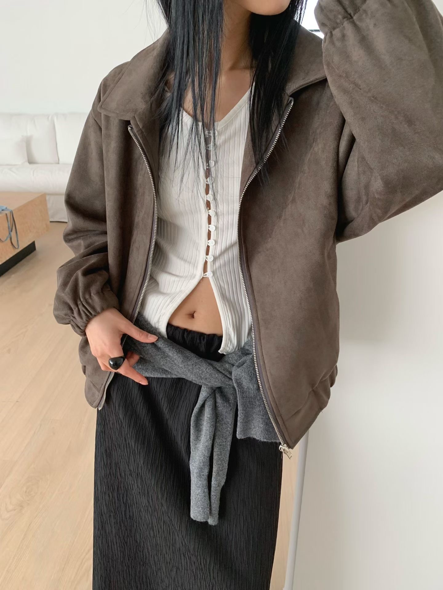 A.ME東大門代購女士新款時尚真品推薦休閑人氣職業熱賣夾克A.ME夾克
