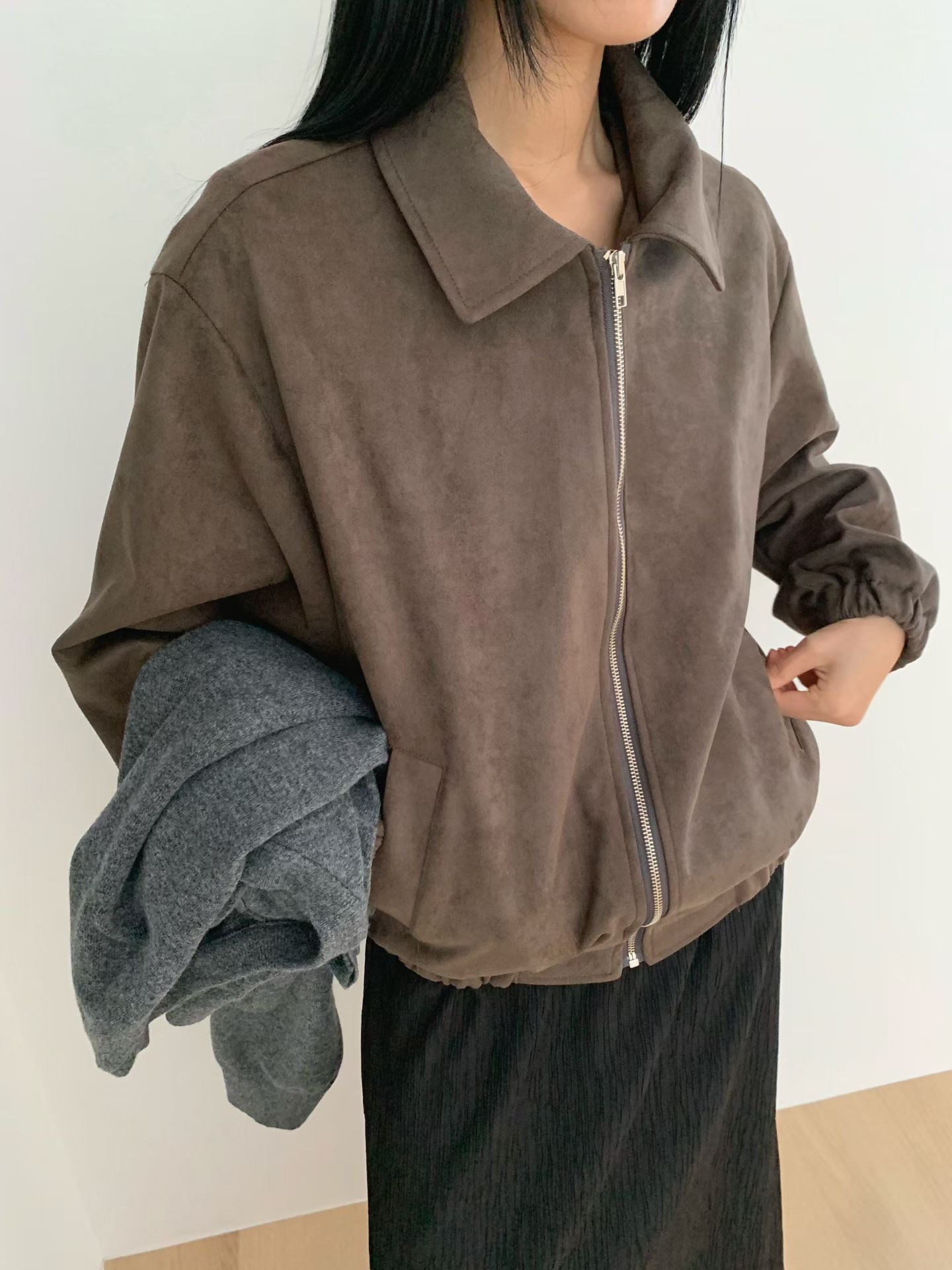 A.ME東大門代購女士新款時尚真品推薦休閑人氣職業熱賣夾克A.ME夾克圖色2