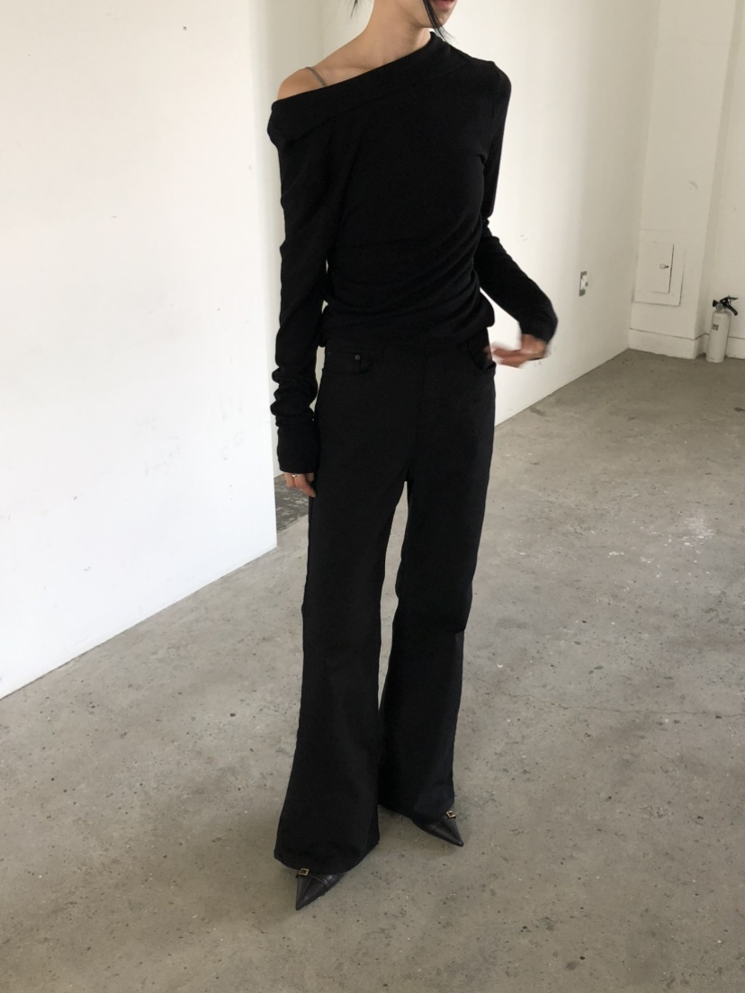 MOVENNE韓國直郵女士新品休閑熱賣推薦時尚真品長袖T恤紐扣MOVENNE長袖T恤