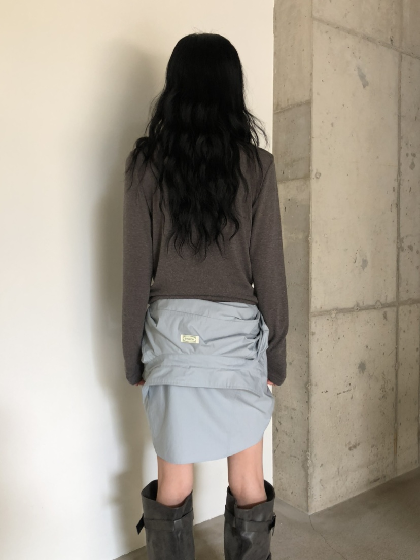 MOVENNE韓國直郵女士新品休閑熱賣推薦時尚真品長袖T恤紐扣MOVENNE長袖T恤
