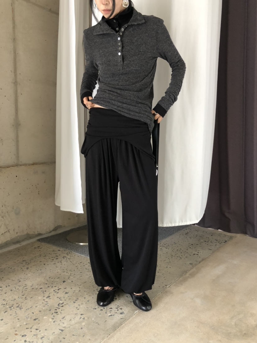MOVENNE韓國直郵女士新品休閑熱賣推薦時尚真品長袖T恤紐扣MOVENNE長袖T恤