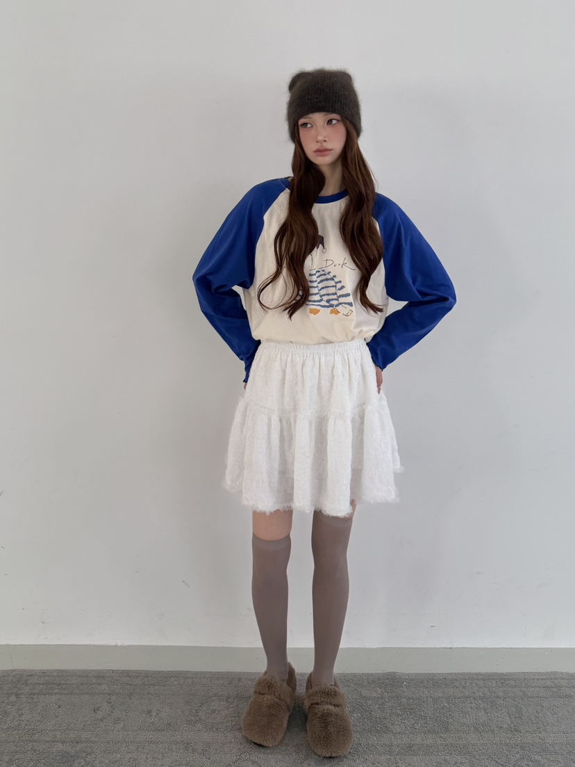 YES韓國直郵女裝新品人氣熱賣推薦真品時尚休閑短裙YES短裙