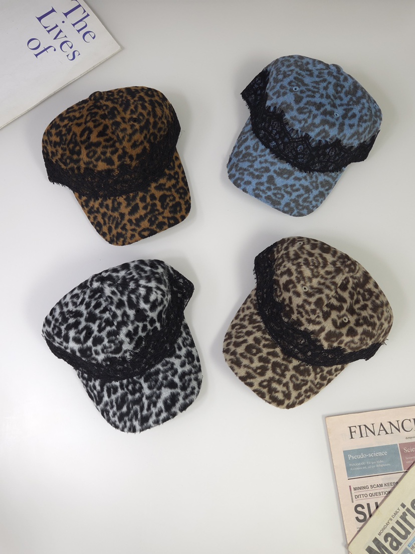 THE HAT-P東大門代購女裝新品真品時尚帽子羊毛豹紋蕾絲THE HAT帽子