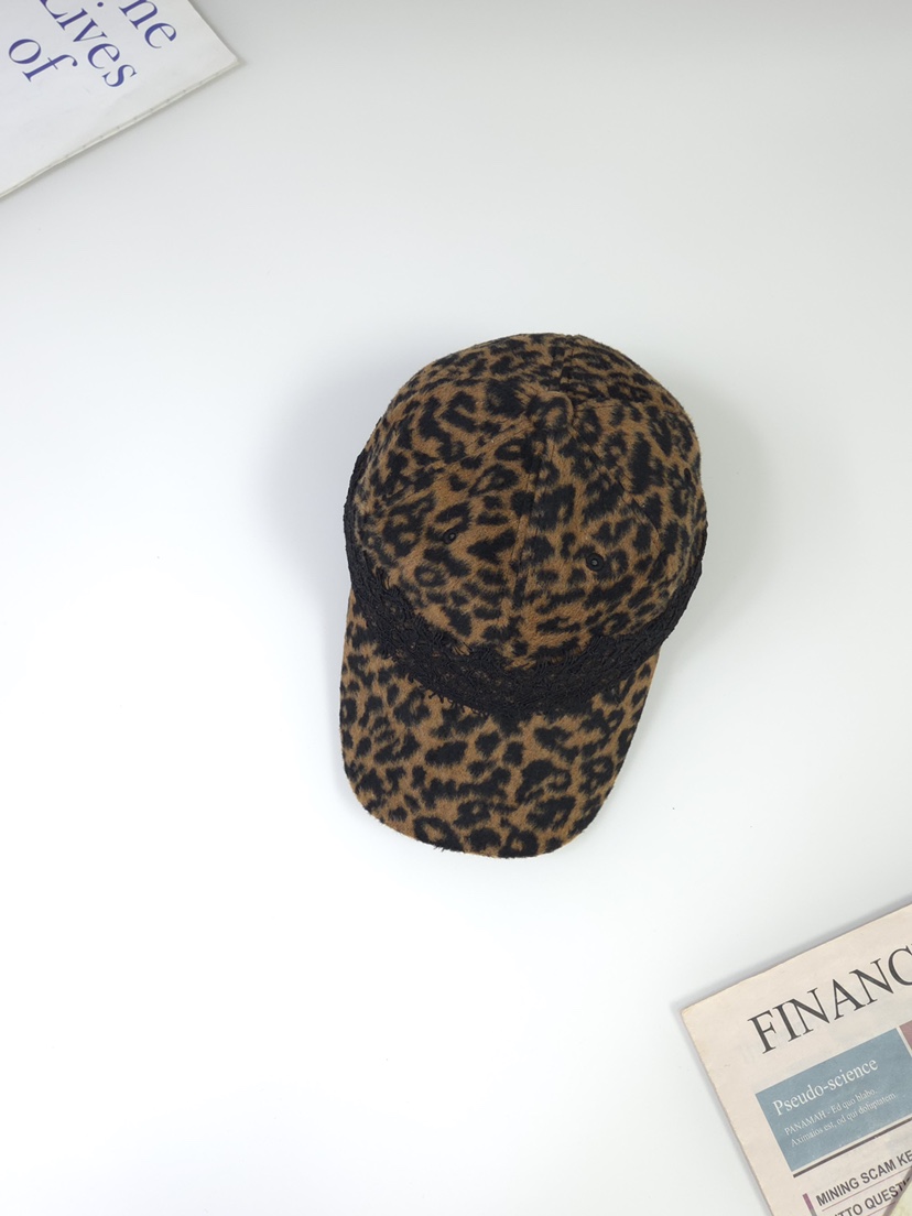 THE HAT-P東大門代購女裝新品真品時尚帽子羊毛豹紋蕾絲THE HAT帽子圖色3