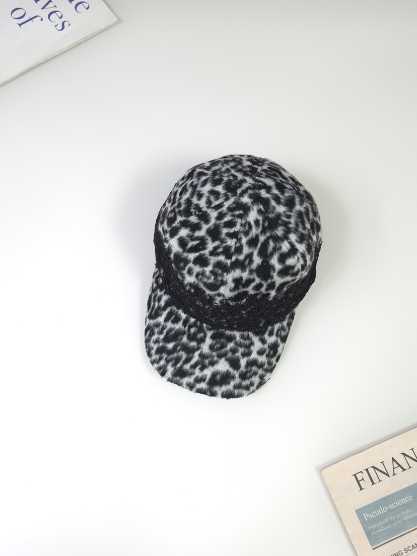 THE HAT-P東大門代購女裝新品真品時尚帽子羊毛豹紋蕾絲THE HAT帽子圖色4