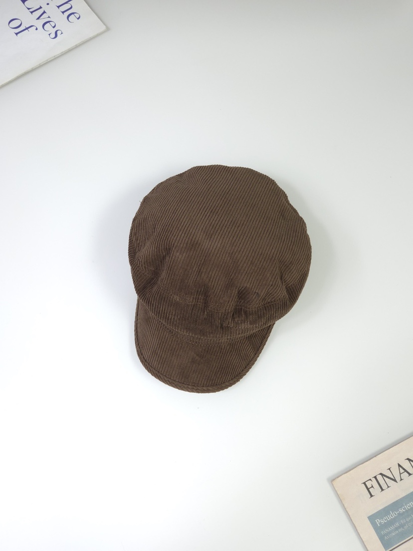 THE HAT-P韓國直郵女士新品時尚休閑熱賣推薦帽子燈芯絨THE HAT帽子圖色2