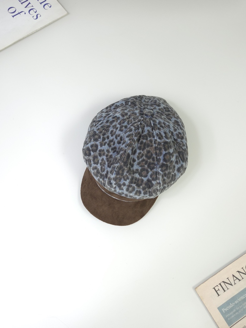 THE HAT-P韓國直郵女裝新品人氣熱賣推薦休閑時尚帽子豹紋THE HAT帽子圖色2