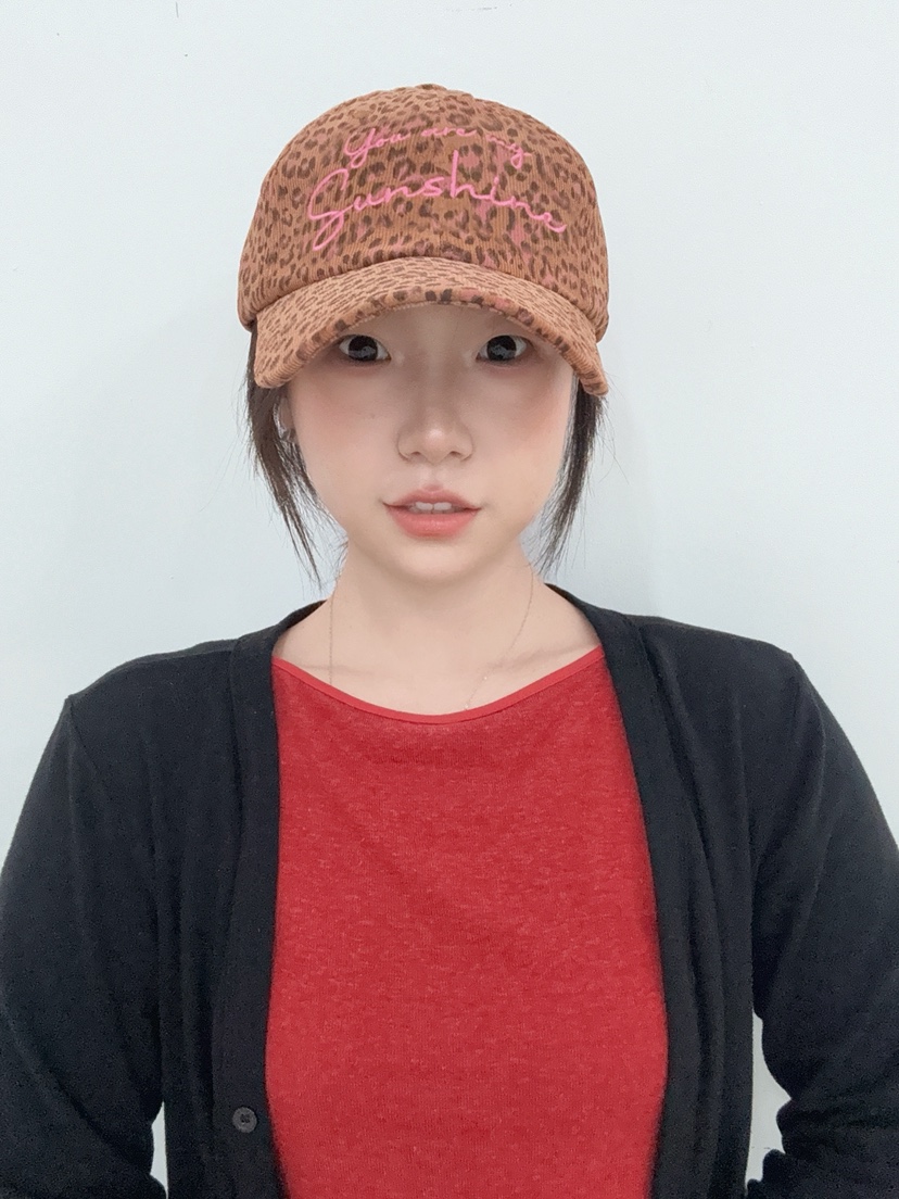 THE HAT-P東大門直郵女裝新款人氣時尚真品帽子刺繡豹紋THE HAT帽子