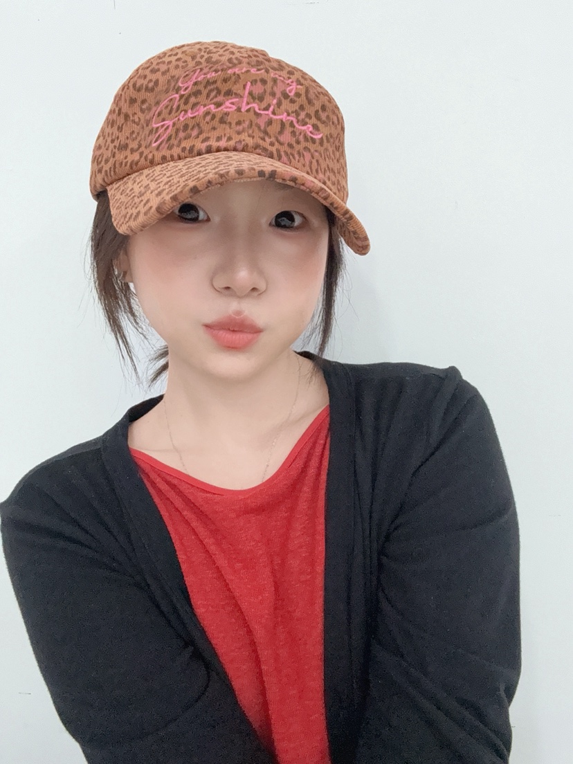 THE HAT-P東大門直郵女裝新款人氣時尚真品帽子刺繡豹紋THE HAT帽子