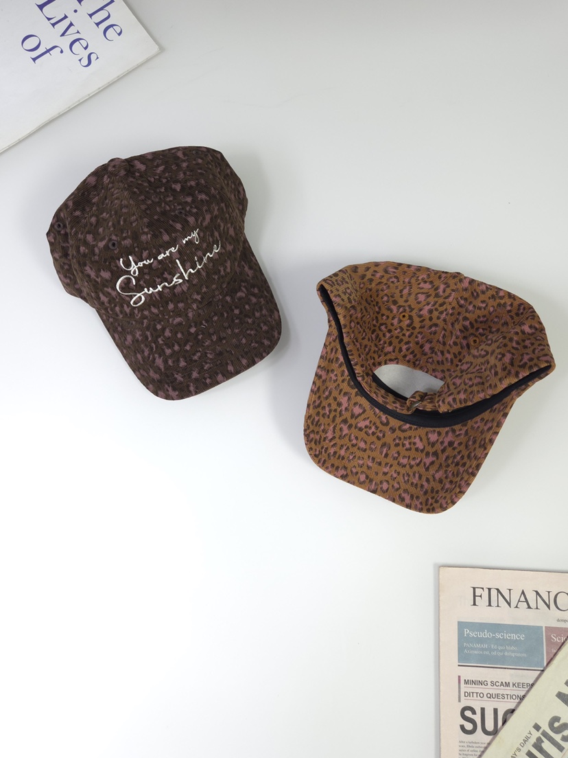 THE HAT-P東大門直郵女裝新款人氣時尚真品帽子刺繡豹紋THE HAT帽子