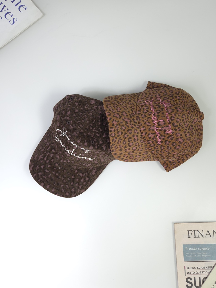 THE HAT-P東大門直郵女裝新款人氣時尚真品帽子刺繡豹紋THE HAT帽子