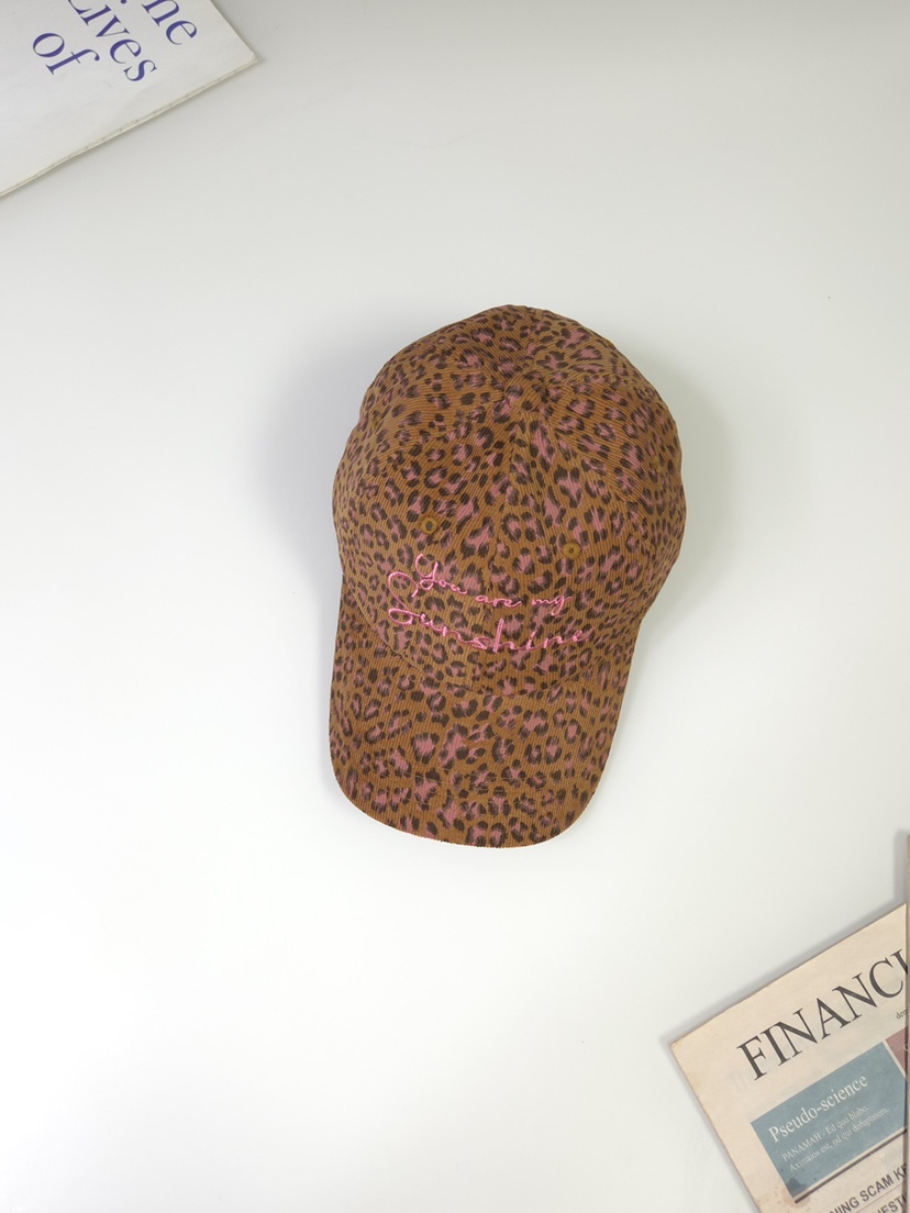THE HAT-P東大門直郵女裝新款人氣時尚真品帽子刺繡豹紋THE HAT帽子圖色2