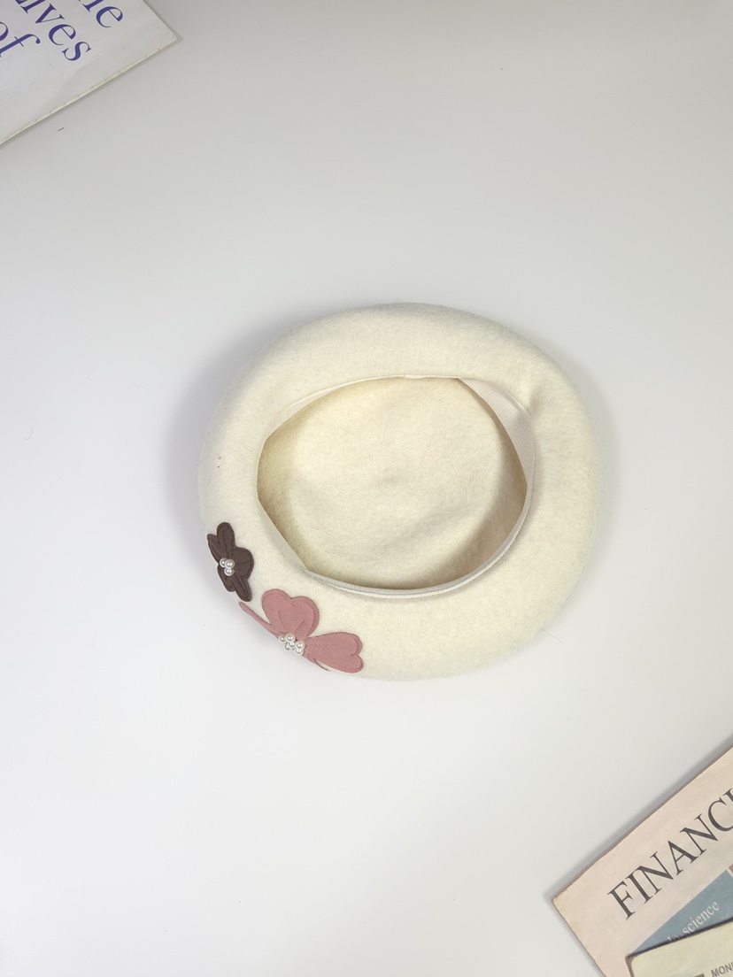 THE HAT-P韓國代購女士新款推薦真品熱賣休閑帽子刺繡貝雷THE HAT帽子圖色3