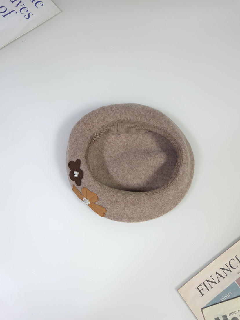 THE HAT-P韓國代購女士新款推薦真品熱賣休閑帽子刺繡貝雷THE HAT帽子圖色4