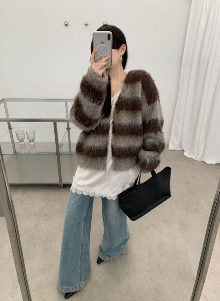CRONG東大門代購女士新品時尚熱賣推薦真品休閑人氣開衫開衫CRONG開衫