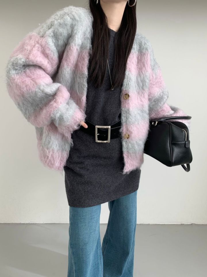 CRONG東大門代購女士新品時尚熱賣推薦真品休閑人氣開衫開衫CRONG開衫
