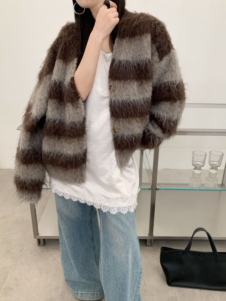 CRONG東大門代購女士新品時尚熱賣推薦真品休閑人氣開衫開衫CRONG開衫圖色2