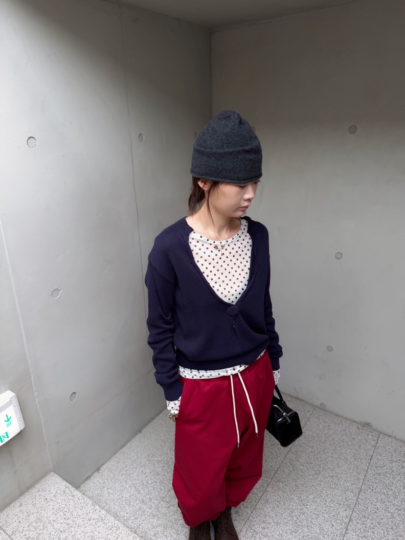 OLI EDIT東大門直郵女士新款時尚休閑真品人氣針織衫紐扣OLI EDIT針織衫
