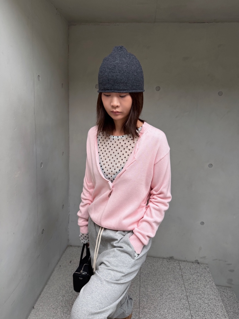 OLI EDIT東大門直郵女士新款時尚休閑真品人氣針織衫紐扣OLI EDIT針織衫