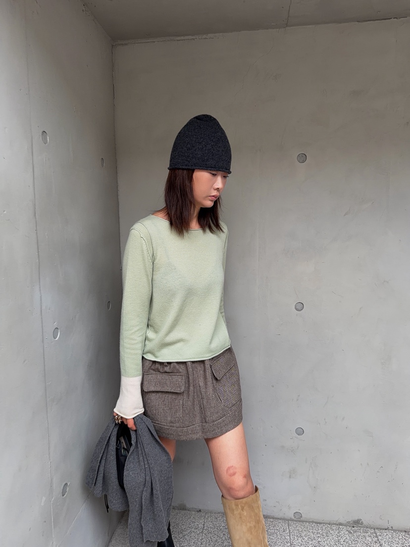 OLI EDIT東大門代購女裝新款休閑時尚真品熱賣推薦人氣短裙OLI EDIT短裙