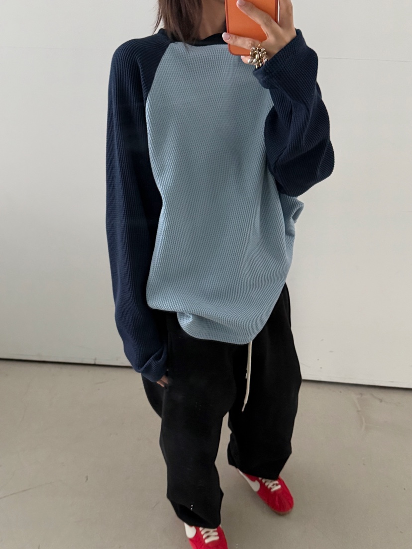OLI EDIT東大門實拍女裝新品時尚真品休閑推薦人氣長袖T恤OLI EDIT長袖T恤