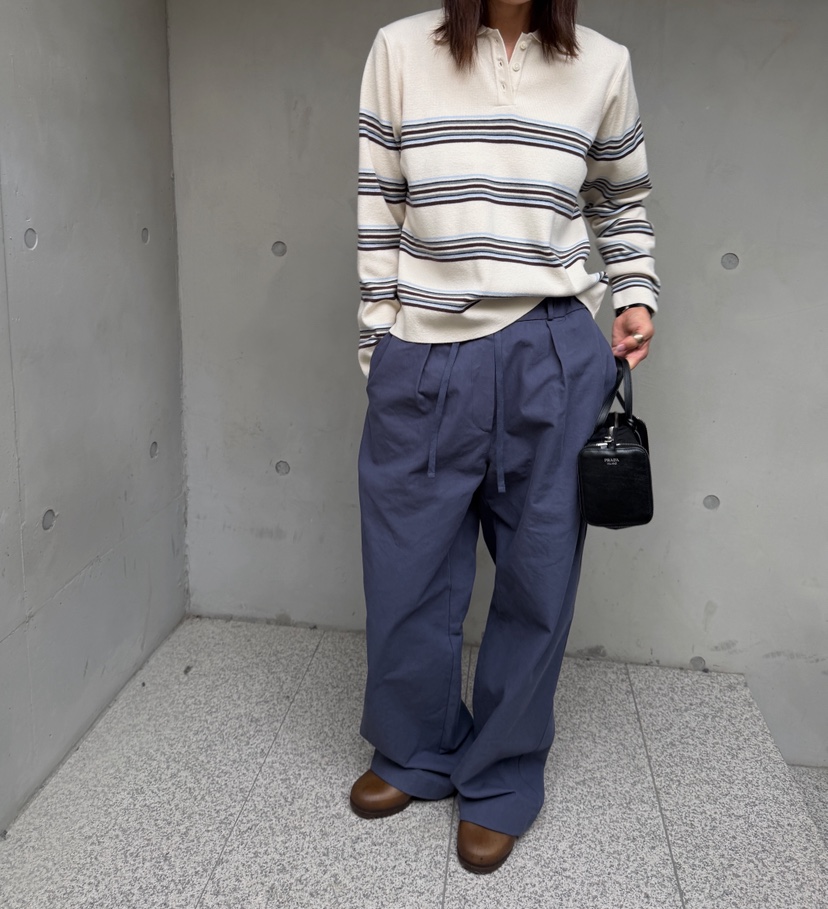 OLI EDIT東大門實拍女士新款真品人氣推薦時尚針織衫條紋OLI EDIT針織衫