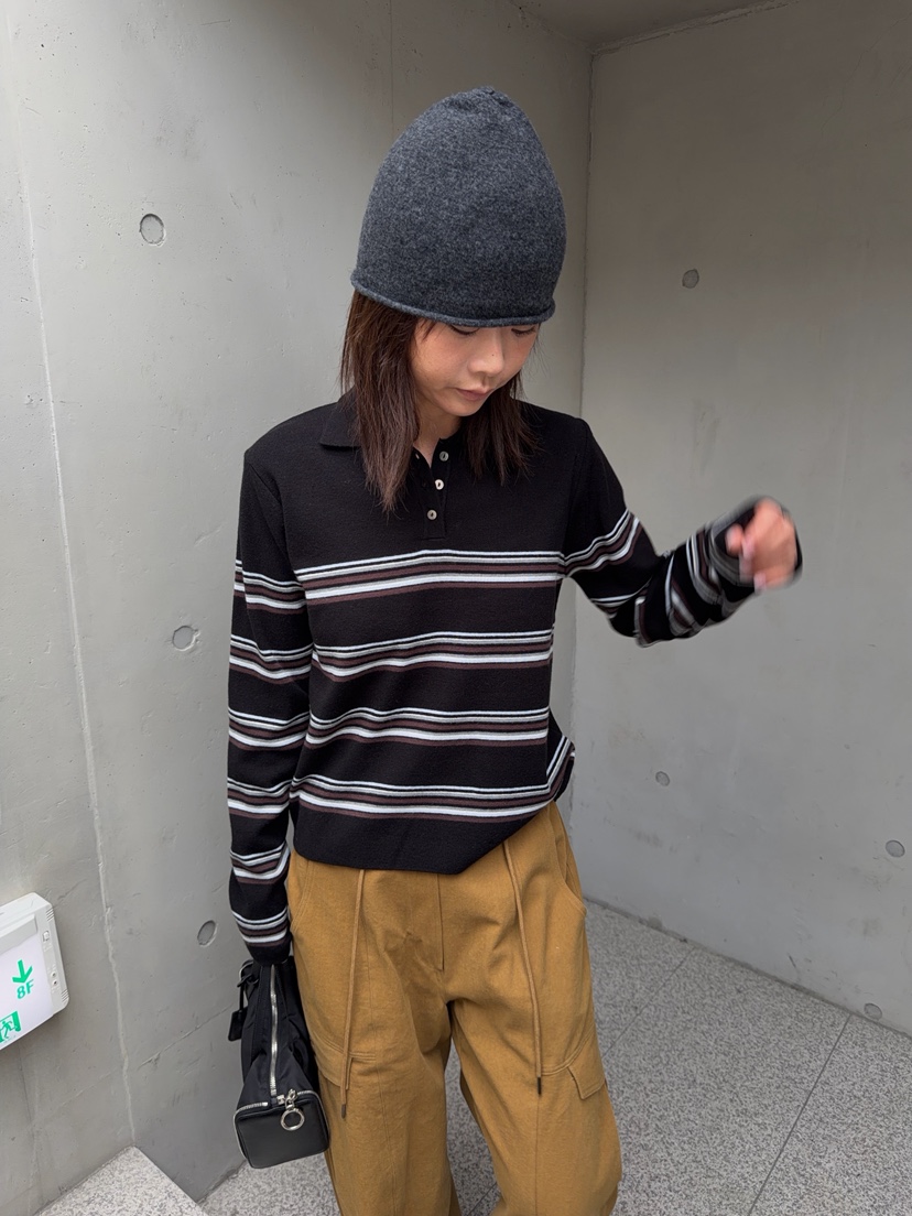 OLI EDIT東大門實拍女士新款真品人氣推薦時尚針織衫條紋OLI EDIT針織衫