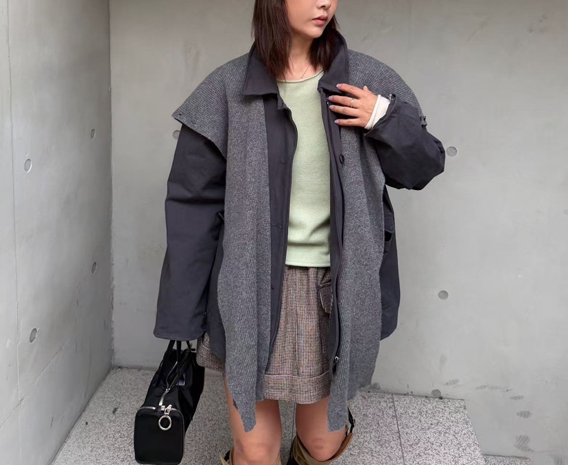 OLI EDIT韓國直郵女裝新款時尚休閑推薦真品圍巾披肩圍巾OLI EDIT圍巾/披肩