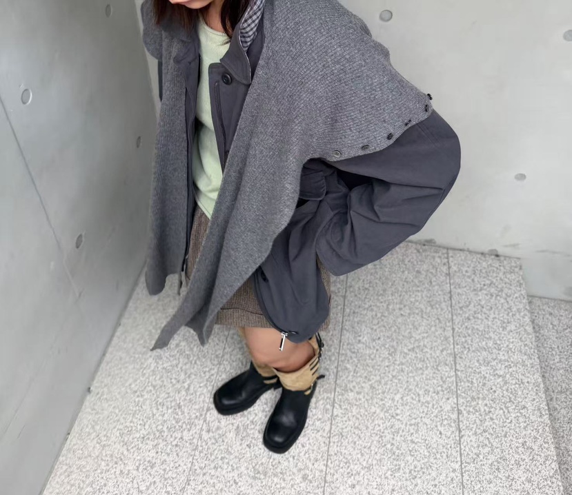OLI EDIT韓國直郵女裝新款時尚休閑推薦真品圍巾披肩圍巾OLI EDIT圍巾/披肩