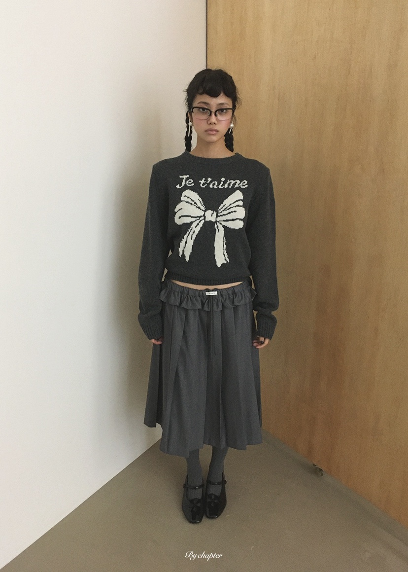 BY CHAPTER東大門直郵女裝新款真品人氣休閑毛衣不含內搭BY Chapter毛衣