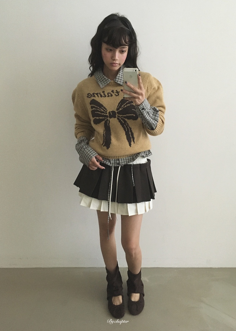 BY CHAPTER東大門直郵女裝新款真品人氣休閑毛衣不含內搭BY Chapter毛衣