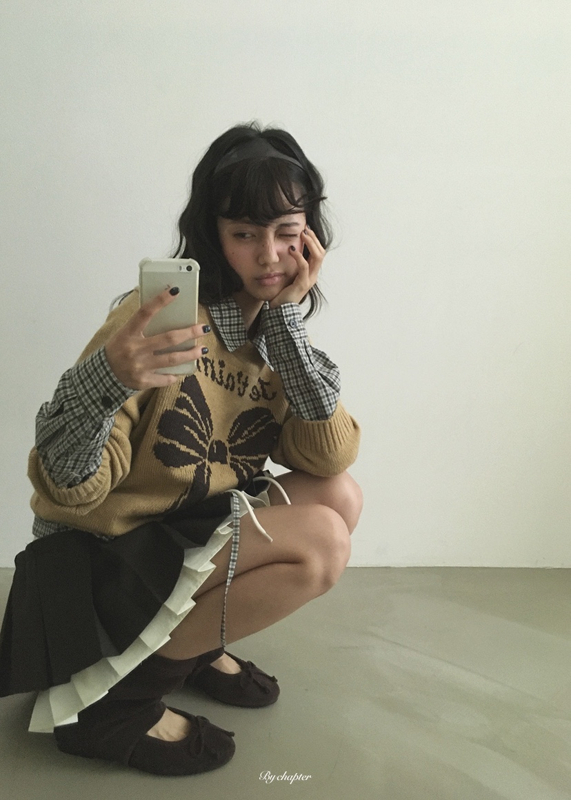 BY CHAPTER東大門直郵女裝新款真品人氣休閑毛衣不含內搭BY Chapter毛衣