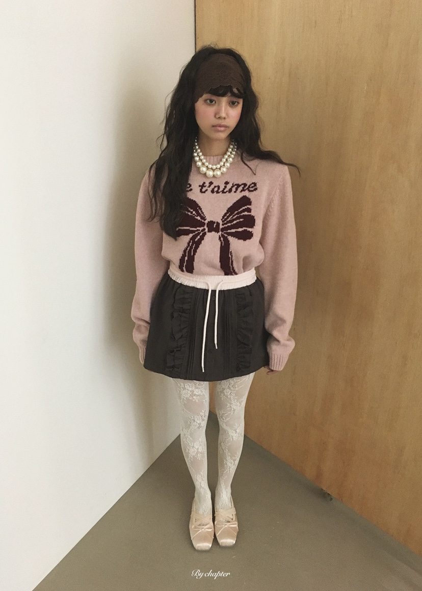 BY CHAPTER東大門直郵女裝新款真品人氣休閑毛衣不含內搭BY Chapter毛衣圖色2
