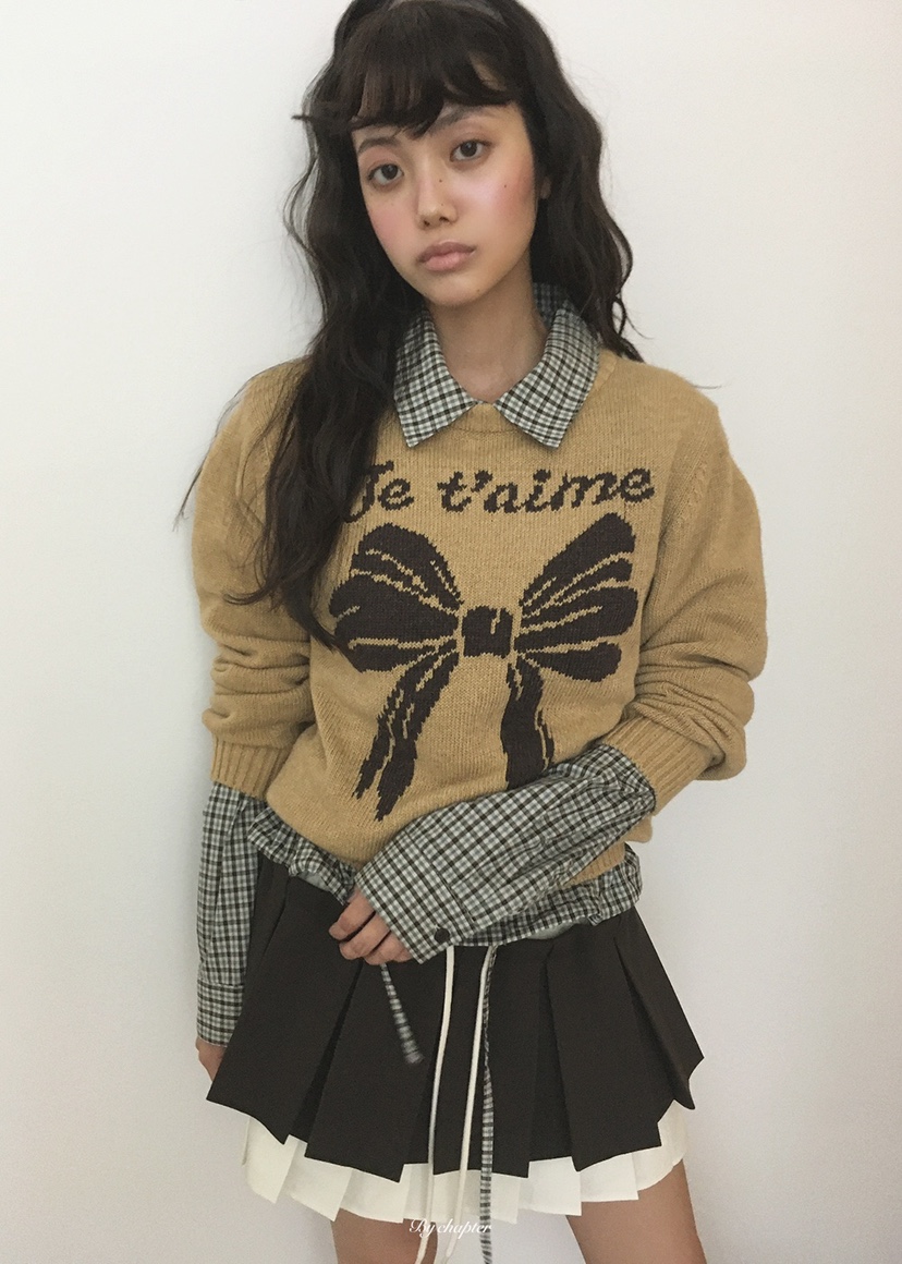 BY CHAPTER東大門直郵女裝新款真品人氣休閑毛衣不含內搭BY Chapter毛衣圖色3
