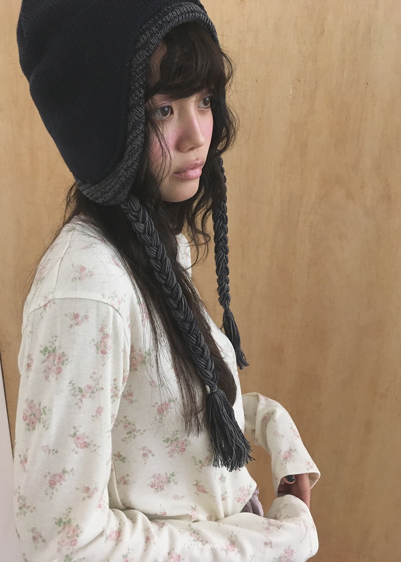 BY CHAPTER韓國代購女裝新品休閑真品熱賣推薦長袖T恤撞色BY Chapter長袖T恤