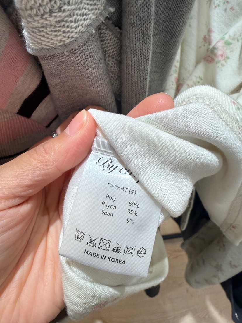 BY CHAPTER韓國代購女裝新品休閑真品熱賣推薦長袖T恤撞色BY Chapter長袖T恤