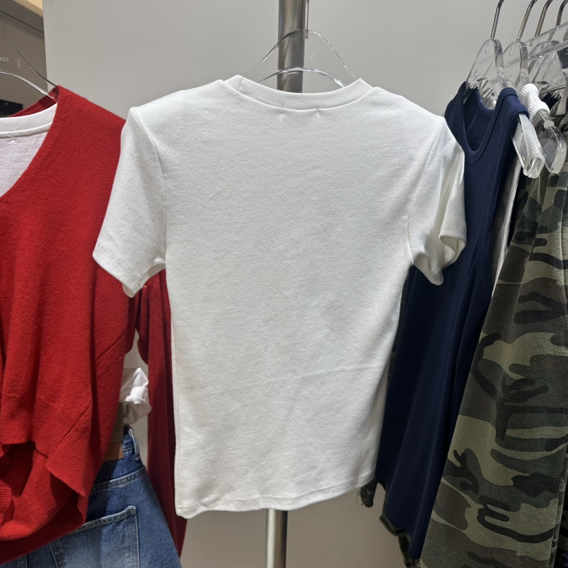 TOPDRESSING韓國直郵女士新款真品推薦人氣熱賣時尚T恤羅紋TOPDRESSINGT恤