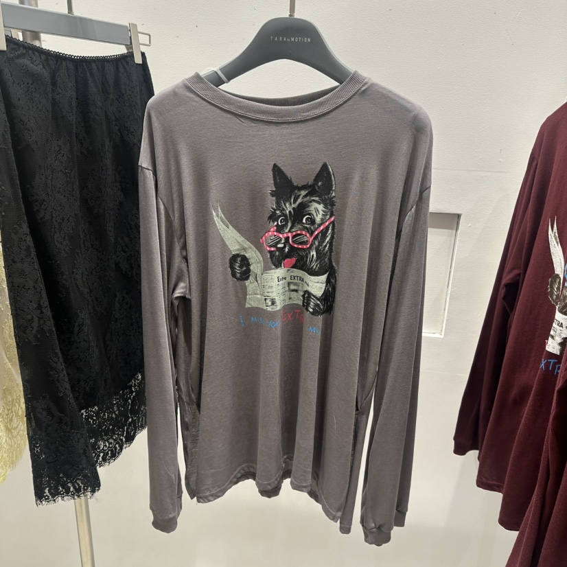 TARABY MOTION東大門直郵女裝新款人氣推薦時尚熱賣長袖T恤TARABY MOTION長袖T恤圖色1