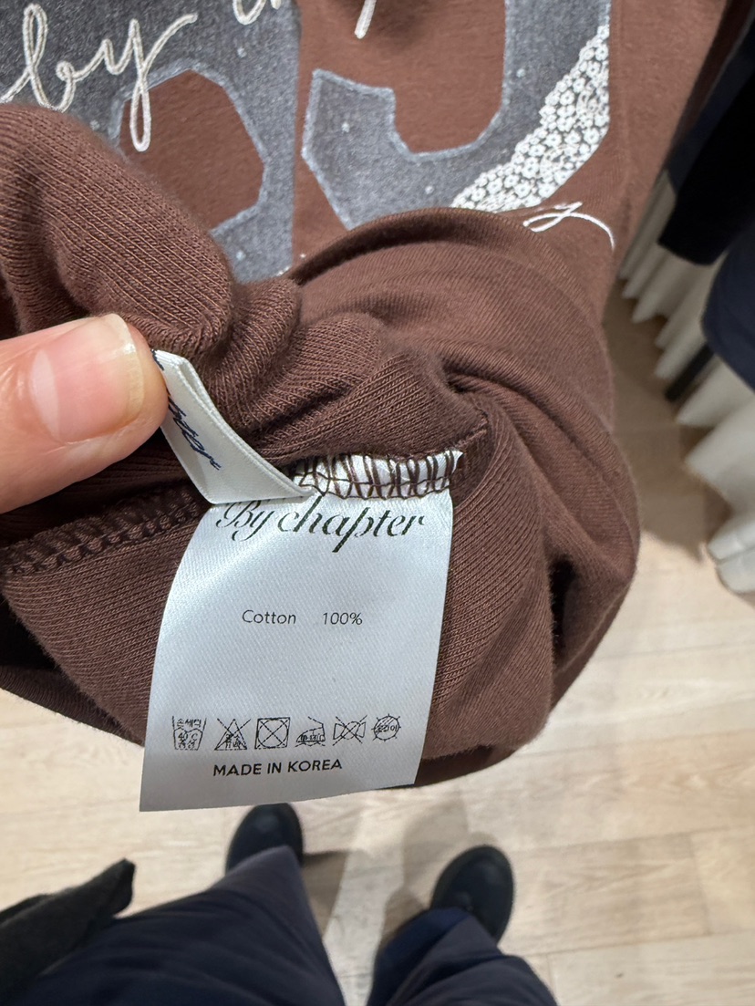 BY CHAPTER東大門實拍女士新品真品推薦熱賣休閑長袖T恤BY Chapter長袖T恤