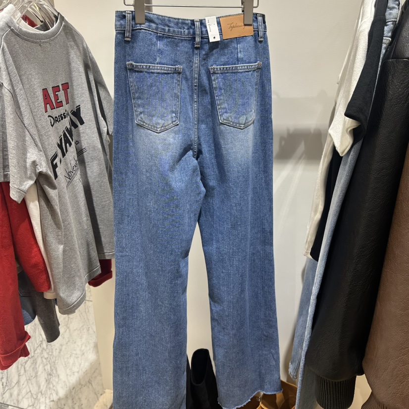 TOPDRESSING東大門直郵女士新品推薦人氣時尚熱賣牛仔褲復古TOPDRESSING牛仔褲